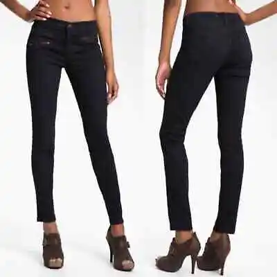 J Brand Zoey Stretch Triple Zip Skinny Jean In York Dark Wash SZ 25 • $45