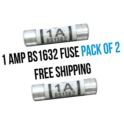 1 Amp  Fuse Pack Of 2 1A BS1362 Electrical Plug • £1.99