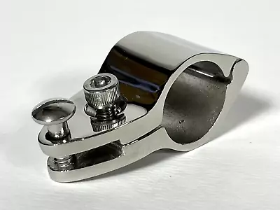 Bimini Top 1  316 Stainless Steel Hinged Jaw Slide Marine Boat Hardware Fitting • $12.95