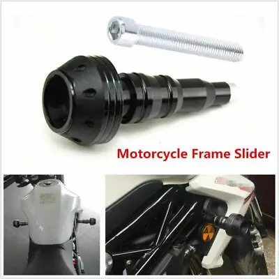 Motorcycle CNC Aluminum Alloy Frame Slider Anti Crash Falling Engine Protector • $28.19