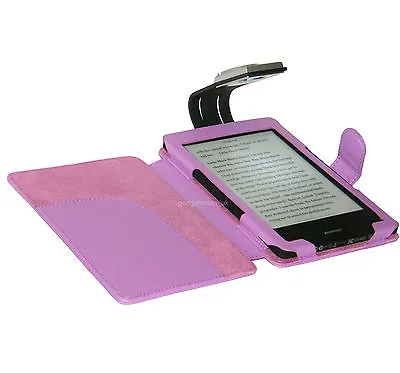 £13.99 • Buy Purple Case Cover And Light For Kobo Touch Ereader - With Led Night Reading Lamp