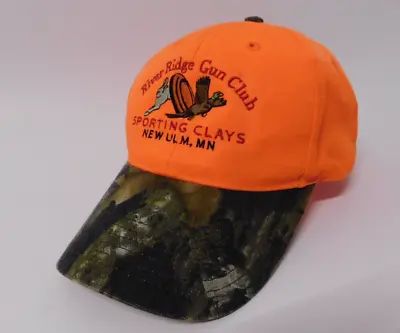 $11.99 • Buy Blaze Orange/Camo Hunting Baseball Cap /Hat, River Ridge Cun Club! New Ulm MN