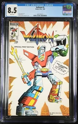 Modern Publishing Voltron #1 1985 Cgc 9.2 White Pages • $105.80