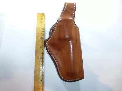 Vintage Bianchi #5BHL BROWN  RH Leather Holster For SMALL REVOLVERS • $49.99