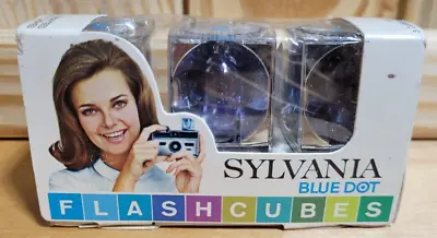 Vintage Lot Of 2 Packs Sylvania Blue Dot Camera Flash Cubes Unused • $12