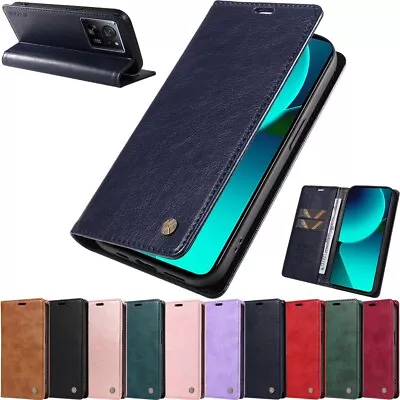 For Xiaomi 13T 12T 11T Poco X3 X5 X4 Pro Magnetic Flip Leather Wallet Case Cover • £3.59