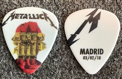 METALLICA Guitar Pick MADRID SPAIN 03/02/18 Tour Pic Pics Plectrum WORLDWIRED • $19.99