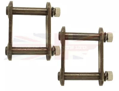 Rear Axle Leaf Spring Shackle Plate Kit MGB MGA Good Quality Price For A Pair • $39.95