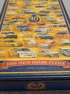 Bathurst 40 Yrs V8 Supercars 1000 Piece Puzzle + Tin  1960-1999 Rare Collectable • $30