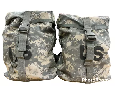 Lot Of 2 Us Army Molle Acu Digital Camo Sustainment Pouch Usgi 8465-01-524-7226 • $19.97