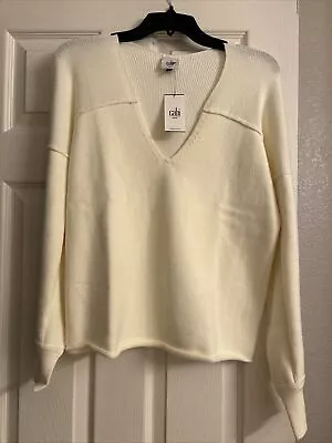 Cabi New NWT Easy Pullover #6172 Ivory. Size Medium. Was $130 • $45