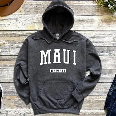 Maui Hoodie | Maui Hawaii Pullover Hoodie • $46.80