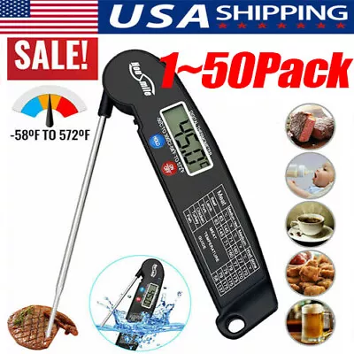 Instant Read Digital Meat Thermometer BBQ Grill Smoker For Kitchen Food Cooking • $279.39