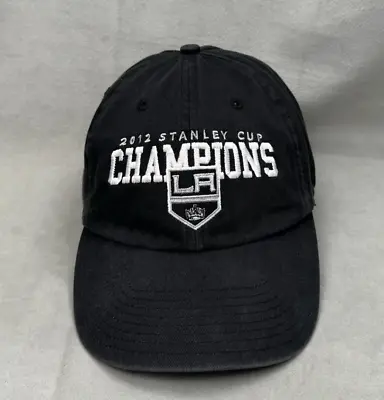 Los Angeles Kings NHL 2012 Stanley Cup Champions Black Strapback Cap '47 Dad Hat • $9.99