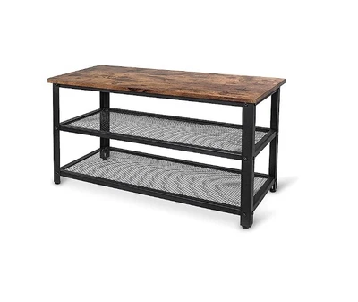 £39.99 • Buy Gadgy Industrial Metal Shoe Rack With Wooden Bench