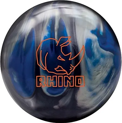 Brunswick Rhino Black/Blue/Silver Pearl Bowling Ball • $88.95