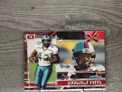 2001 Topps XFL #69 Roosevelt Potts • $1.50