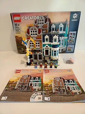 Lego Creator Bookshop 10270 Retired VGC W/Box & Instr. 99.9% Compl See Descr • $265