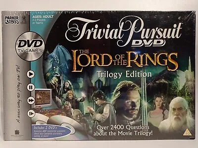 The Lord Of The Rings Trivial Pursuit DVD Trilogy Edition Brand New And Sealed • £18.99