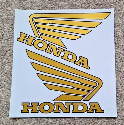 HONDA Gold Wing PAIR Fuel Tank Wing Decal Vinyl Graphics  Individual Styling • £4.99
