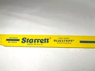 Starrett 18  X 1- 1/4  Hack Saw Blade # BS1810-6 • $18