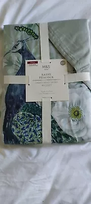 M&S Single Duvet Cover & Pillowcase Sateen 300 Thread Count Pure Cotton Bedset  • £29