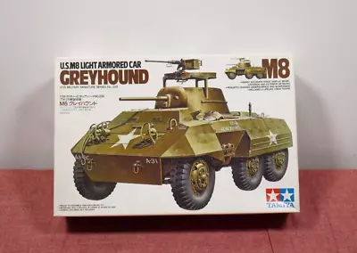 Tamiya 35228 US M8 Greyhound Light Armored Car 1/35 Model Kit (Package Wear) • $29.99