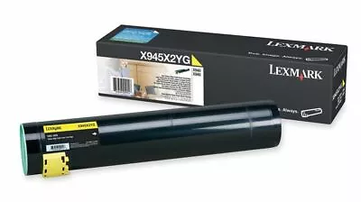 Genuine Lexmark X945X2YG Yellow High Capacity Toner Cartridge | FREE 🚚 DELIVERY • £19.95