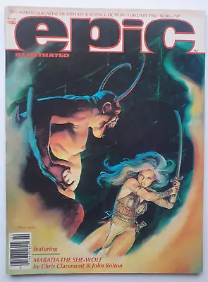 Epic Illustrated #10 - 1982 - Marvel - VF - Claremont Bolton Easley Vess • $22.40