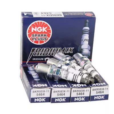 4pcs Iridium Spark Plugs BKR5EIX-11 5464 For GEO HYUNDAI KIA MAZDA NISSAN ISUZU • $16.99