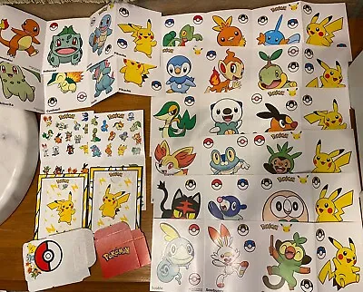 $2 • Buy Pokemon 25th Anniversary McDonalds Large Stickers Pikachu Frames