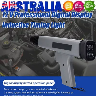 12V Digital Inductive Timing Light Boat Car Engine Xenon Ignition Tester Tool • $89.99