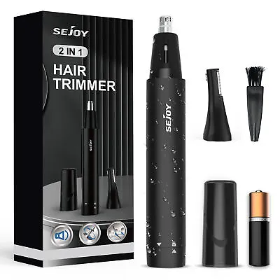 SEJOY Electric Nose Ear Hair Trimmer Eyebrow Shaver Clipper Groomer Cleaner Tool • $14.69