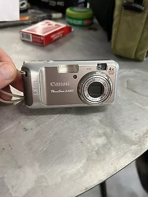 Canon PowerShot A460 5.0MP Digital Camera - Silver *Fair/Tested* See Description • $23.50