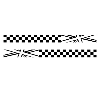 Checkered Flag Decals Auto Sticker Graphic Vinyl Car Truck Body Racing Stripe • $20.60