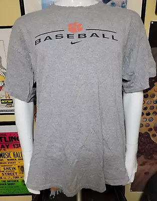 VTG Auburn University Tigers Baseball T Shirt Nike Red Label T Shirt XL Nice • $14.99