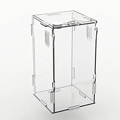 BETAZOOER Acrylic Mini Reptile Tank Habitat Transparent Large Clear • $32.81