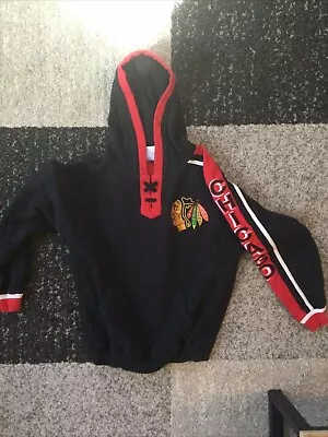 Vintage Chicago Blackhawks NHL Hockey Sweatshirt Shirt Youth Size L Bedard • $17.99