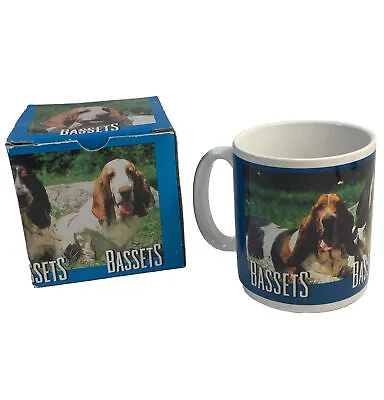 Vintage Basset Hound Coffee Mug - 1997 • $16.99