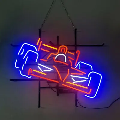 New Formula Racing Car Light Lamp Neon Sign 24 X19  Poster Real Glass Handmade • $245.85