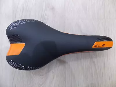 Ktm Selle Italia Sls Saddle MTB Road Bike New Black-Orange 295gramm • $235.58