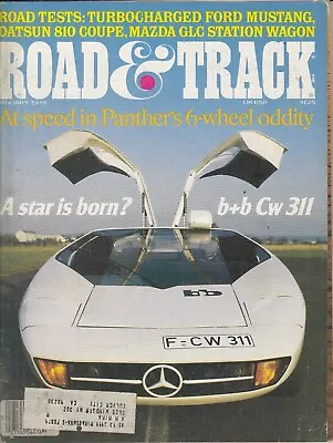 Road & Track January 1979 – B + B Cw 311 / Ford Mustang Turbo / Datsun 810 Coupe • $8.99