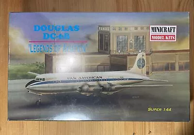 Pan Am Douglas DC-6B - Minicraft 1/144  Unassembled Kit#14442 - Sealed/NIB • $19.99