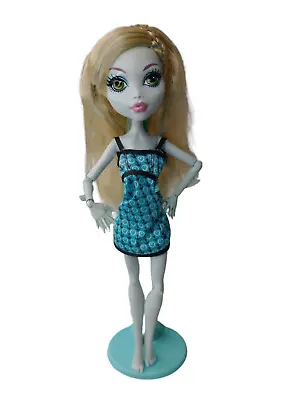 Monster High Lagoona Blue Doll 2008 Mattel Poses Well Classroom Outfit Dress • $17.99