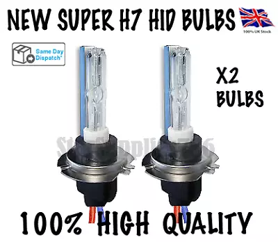 New H7 Xenon Hid Kit Bulbs 35w Metal Base Audi Bmw Mercedes Seat Vw Golf Ford  • $16.17