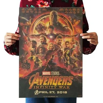   Infinity War Movie Poster Decorative Wall Accessories • $16.89