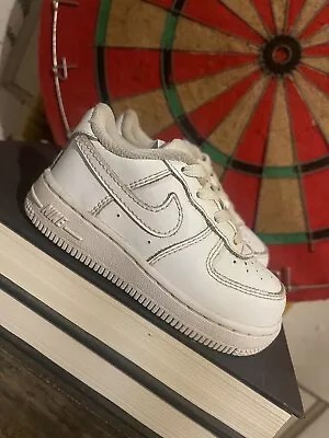 Nike Air Force 1 Low Triple White 314194-117 Size 6C Toddler Sneakers • $20.92