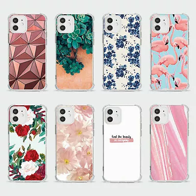 Case For Iphone 15 14 13 12 11 Se 8 Pro Shockproof Phone Cover Floral Flamingo • £5.99