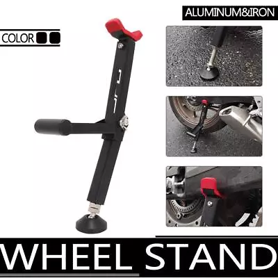 Motorcycle Dirt Bike StandFoldable Motorcycle Stand Jack Lift Handle Universal • $32.99