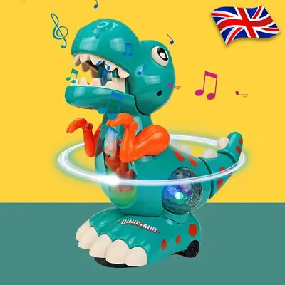 Activity Dinosaur With Light Sound Baby Musical Toys For 1-5Year Old Toddler M • £6.99